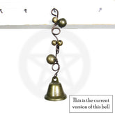 Short Hanging Witch's Bell Sleigh Bells Vine-Like Loops Handmade Cleansing Protection Against Evil | Woot & Hammy